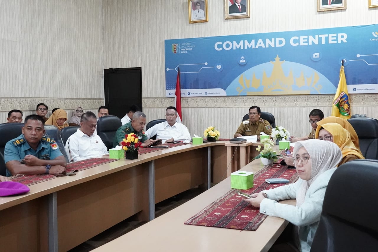 Rakor Inflasi Februari 2026, Pemprov Lampung Dorong TPID Lebih Aktif Awasi Harga Pasar