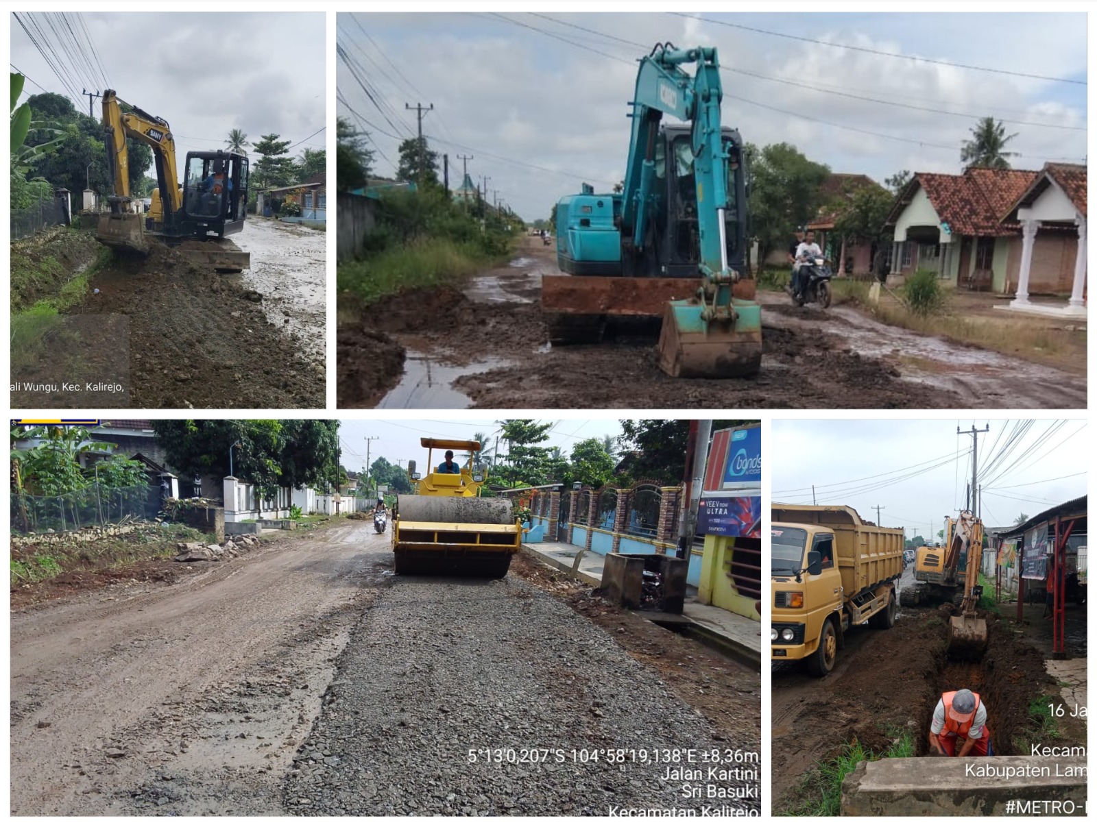 Antisipasi Terhambatnya Mobilitas Warga Selama Puncak Musim Hujan dan Ramadan, Pemprov Lampung Tutup Jalan Berlubang